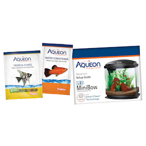 Aqueon Aquarium Fish Tank Starter Kits with LED Lighting