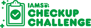 Iams Checkup Challenge logo.