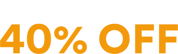 Score up to 40% off.