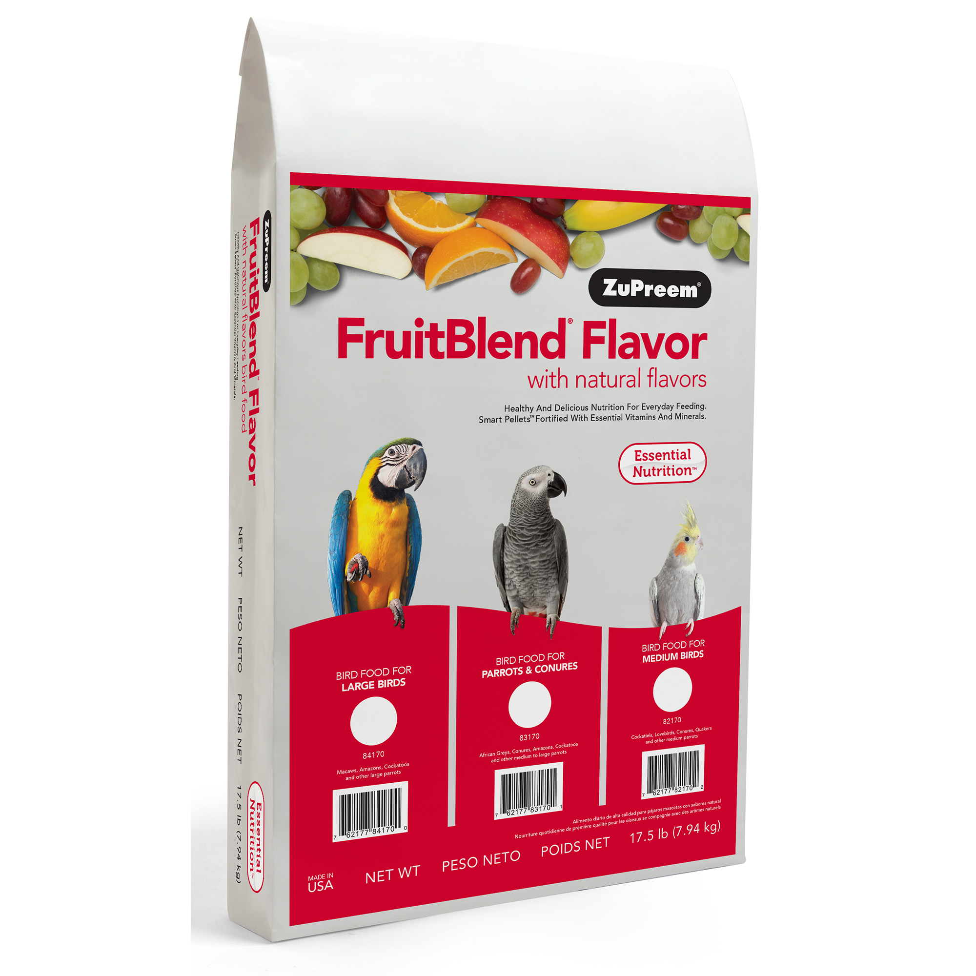 Store birds. Корм для попугаев ZUPREEM. Food for Parrots. Птицы 875. Food for Birds.