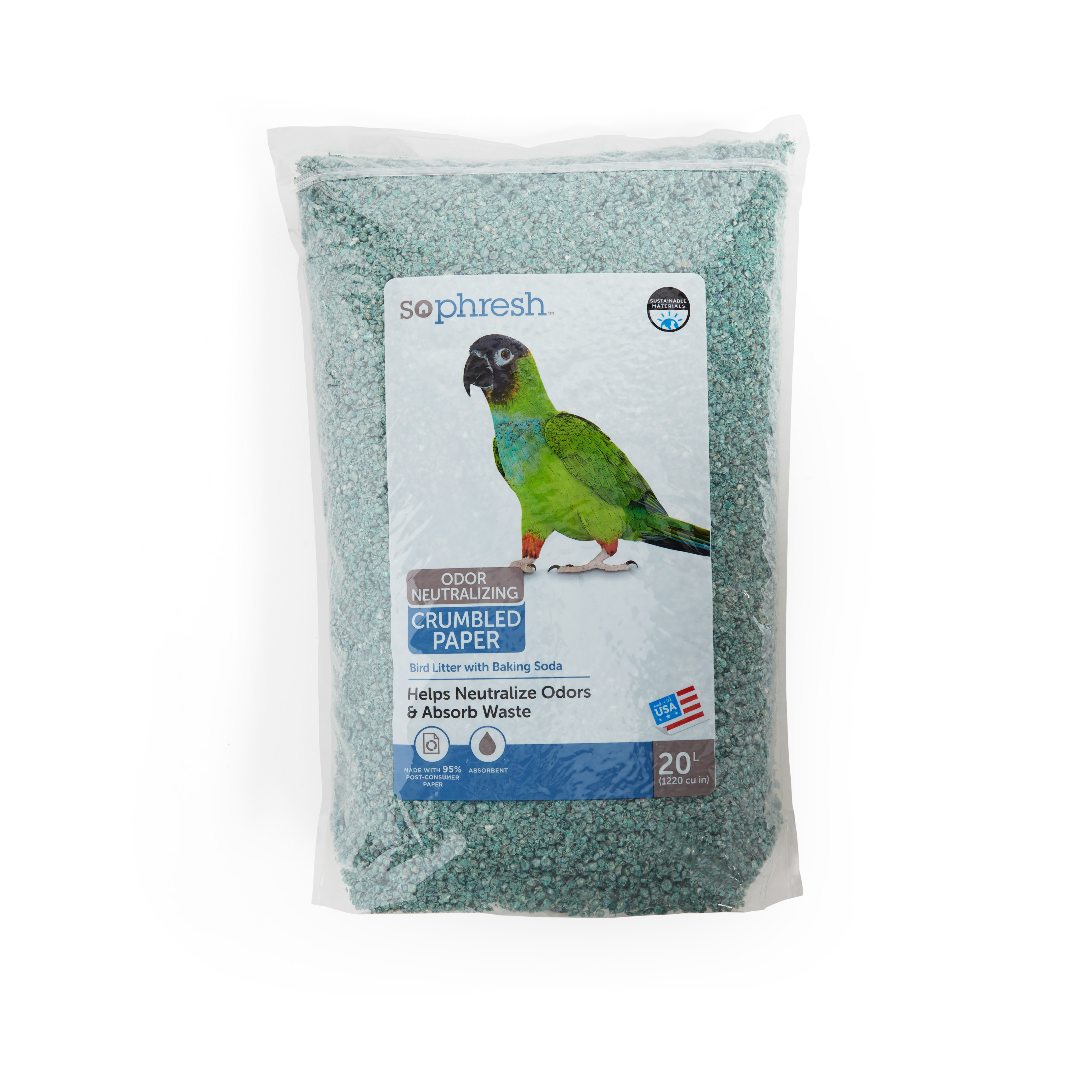 So Phresh Gravel Paper Liner for Bird Habitats, 11 x 17, 7 Count