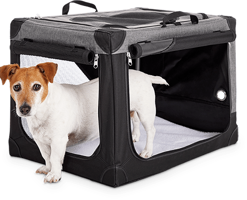 Collapsible & Expandable Dog Crate  Soft Folding Dog Crate – Pet Life