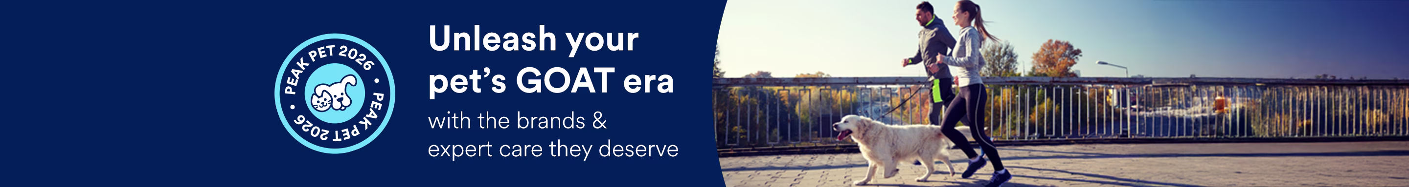 Unleash your pet’s GOAT era. with the brands & expert care they deserve.