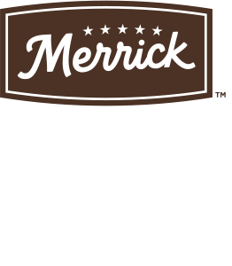 Merrick logo. Real is our recipe.