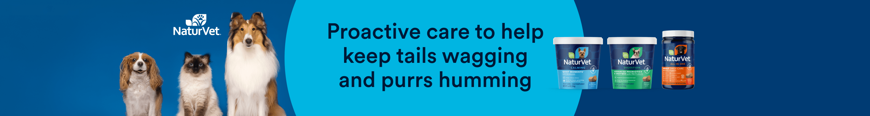 Proactive care to help keep tails wagging and purrs humming.