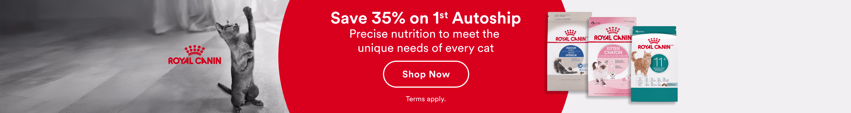 Royal Canin. Save 35% on 1st Autoship. High quality formulas backed by scientific evidence for pets with specific health needs. Shop now. Terms apply.
