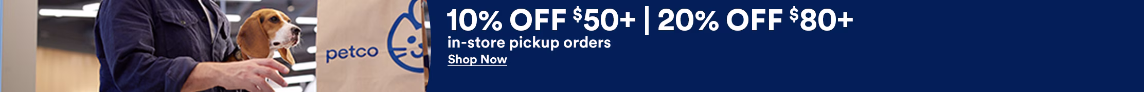 10% Off $50+, 20% Off $80+ in-store pickup orders. Ends 05/2/26. Terms apply. See Details.
