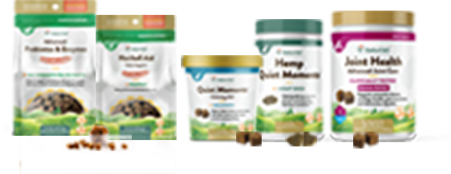 Assortment of NaturVet products.