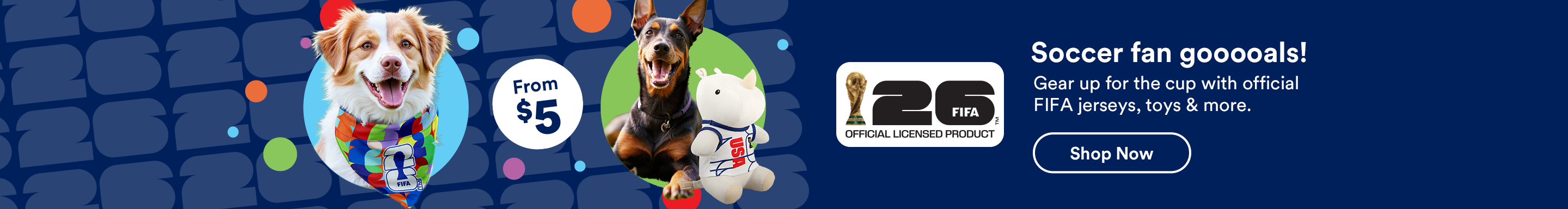 Soccer fan gooooals! Gear up for the cup with official FIFA jerseys, toys & more! Shop now.