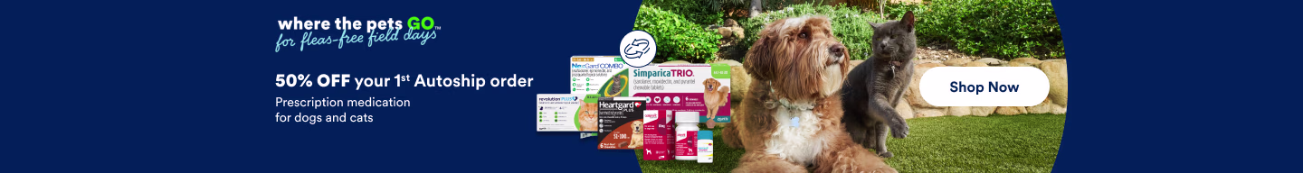 Where the pets go for fleas-free field days. 50% off your first Autoship order. Protect dogs & cats from fleas, ticks & mosquitoes. Shop now.