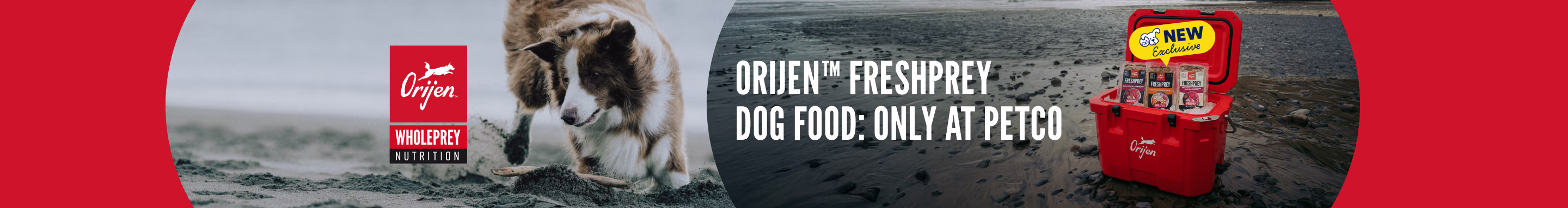 ORIJEN™ FreshPrey dog food: only at petco.