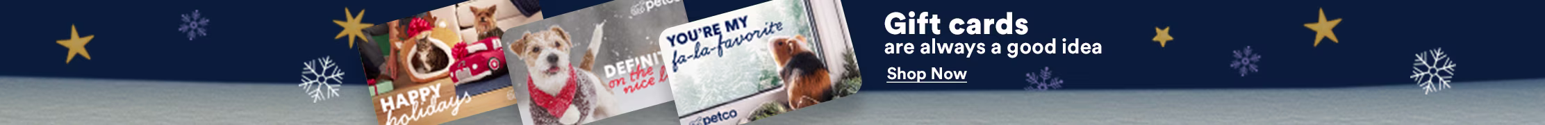 Gift cards are always a good idea. Shop now.