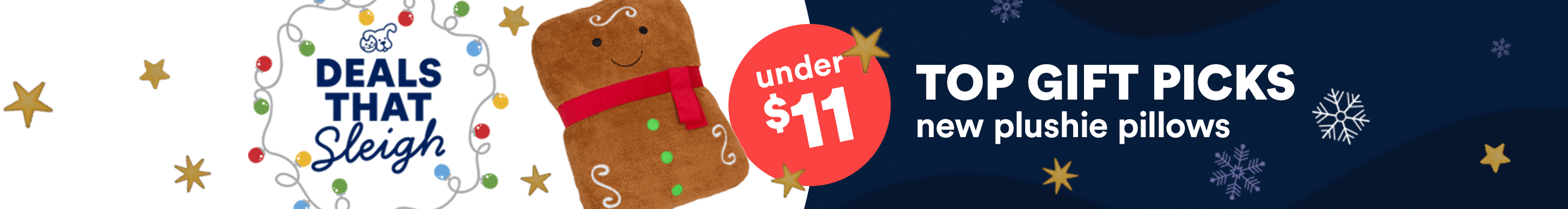 Deals that sleigh. Under $11. Top gift picks new plushie pillows.