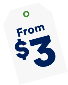 From $3