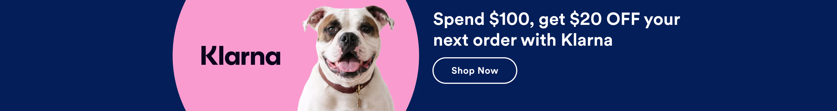 Klarna. Spend $100, get $20 OFF your next order with Klarna. Ends 5/26/26. Terms apply. See details.