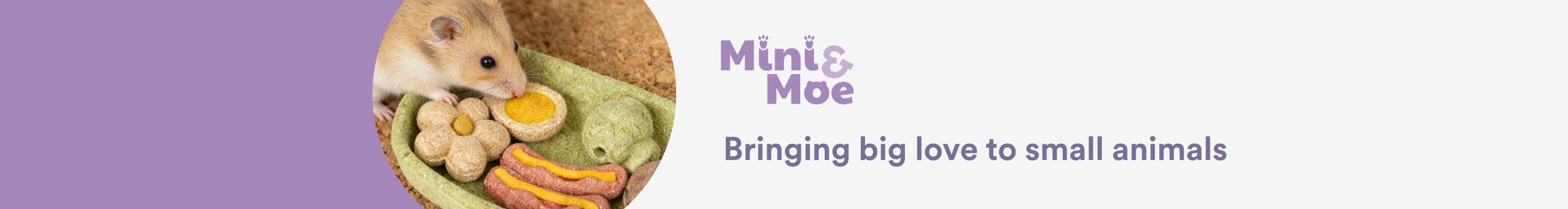 Mini & Moe. Bringing big love to small animals.