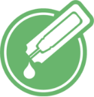 Image of an applicator with a droplet.