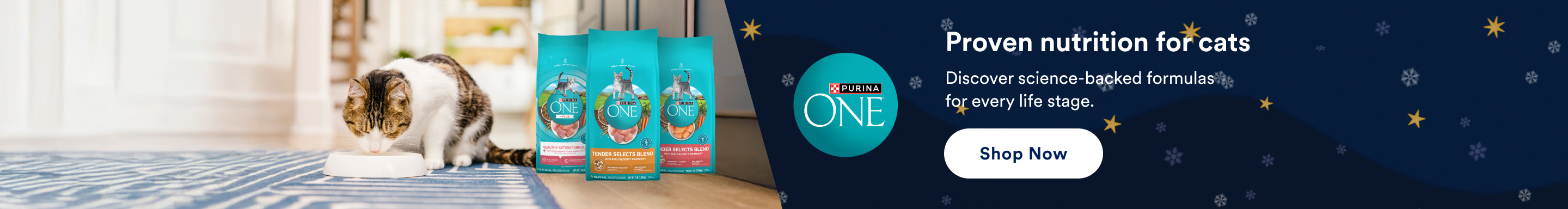 Purina ONE. Proven nutrition for cats. Discover science-backed formulas for every life stage. Shop Now.