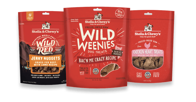 Stella Chewy s Freeze Dried Raw Wild Weenies Grass Fed Lamb Recipe Dog Treats 3.25 oz. Petco
