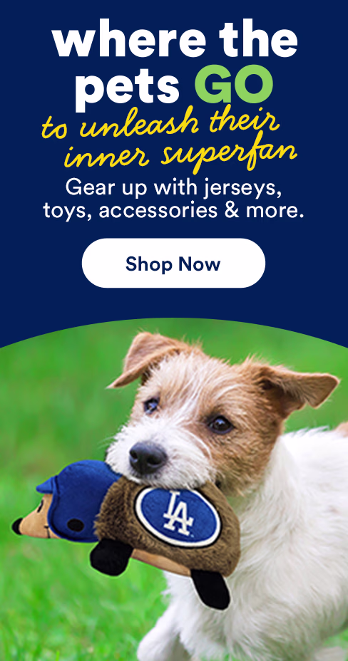 Where the pets GO to unleash their inner superfan. Gear up with jerseys, toys, accessories & more. Shop Now.