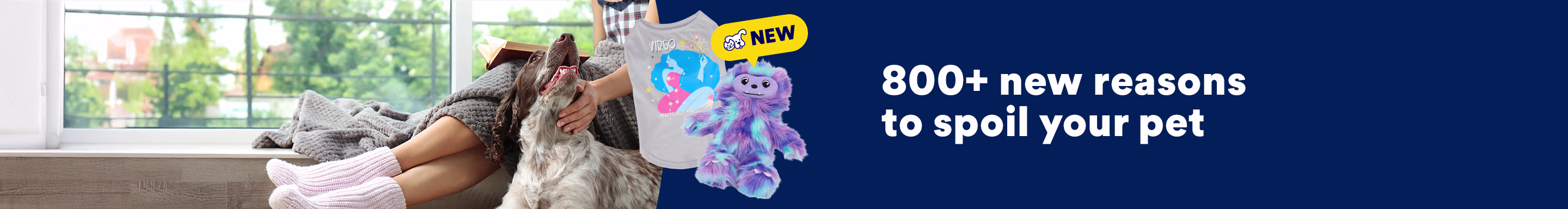 800+ new reasons to spoil your pet