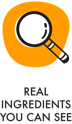 Real Ingredients You Can See.