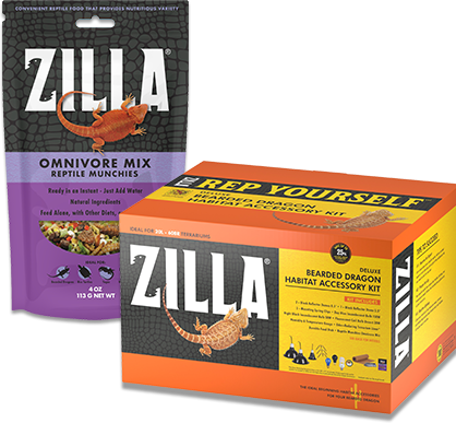 Zilla Bearded Dragon Habitat Accessory Kit, 20 L-60 BR