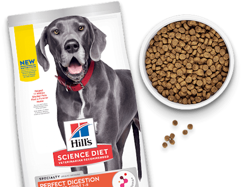 Bag of Hill's dog food
