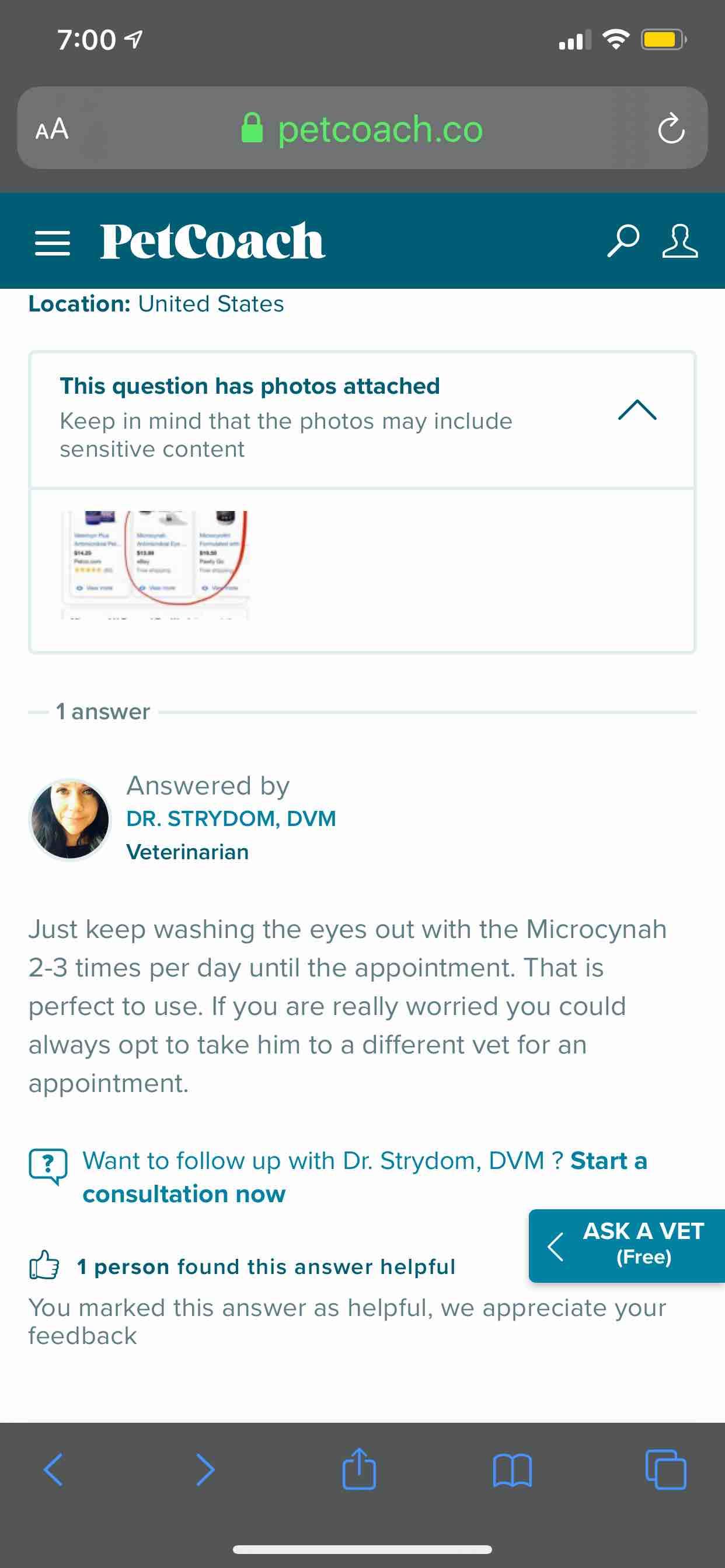 Question details sensitive content