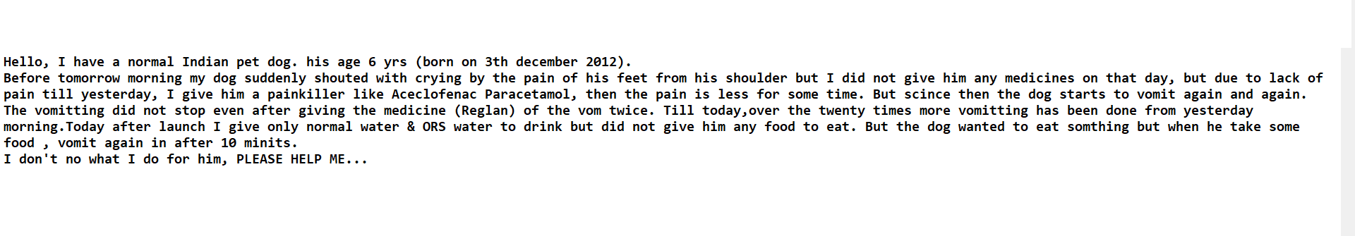 Question details sensitive content