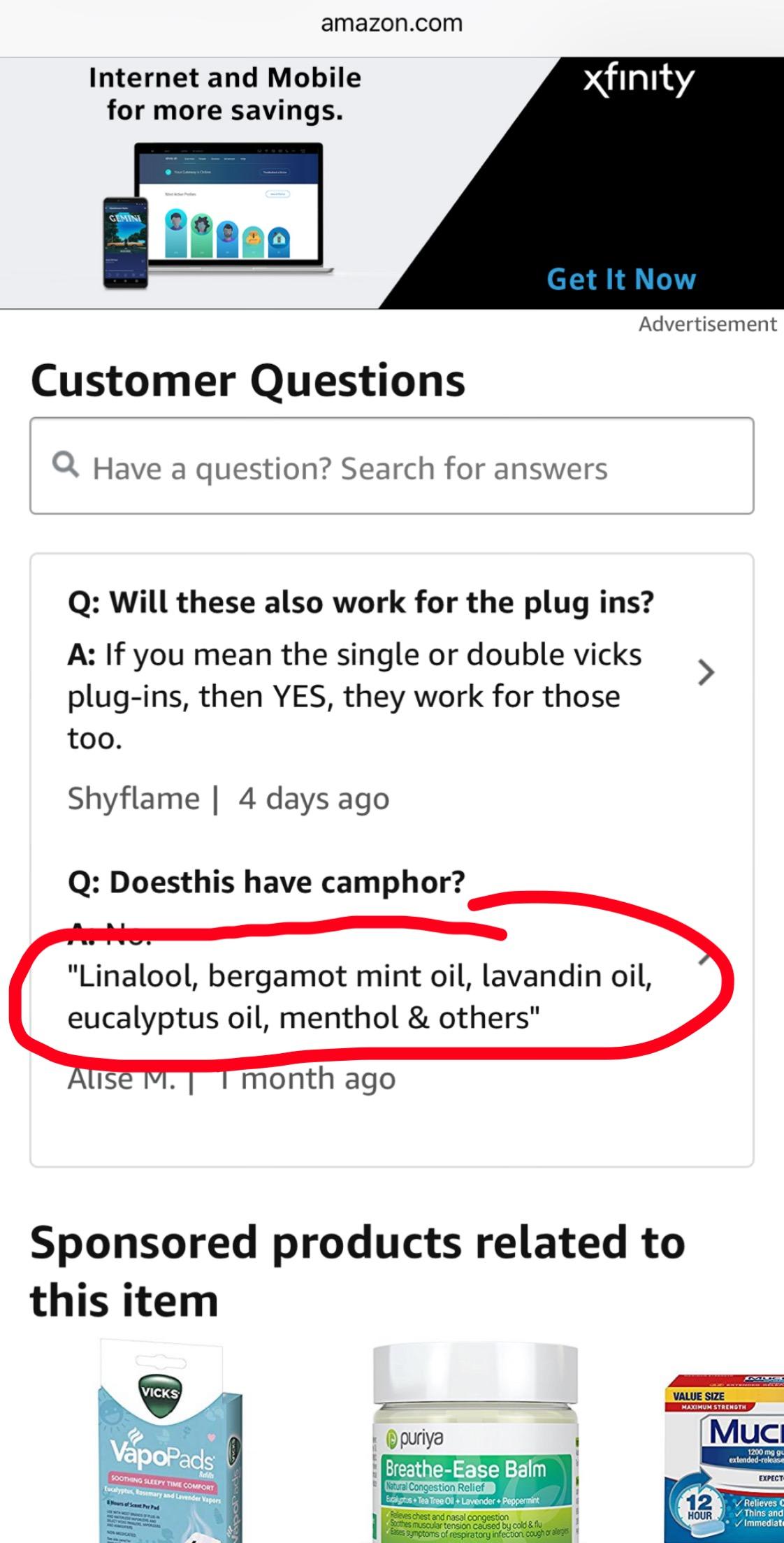 Question details sensitive content