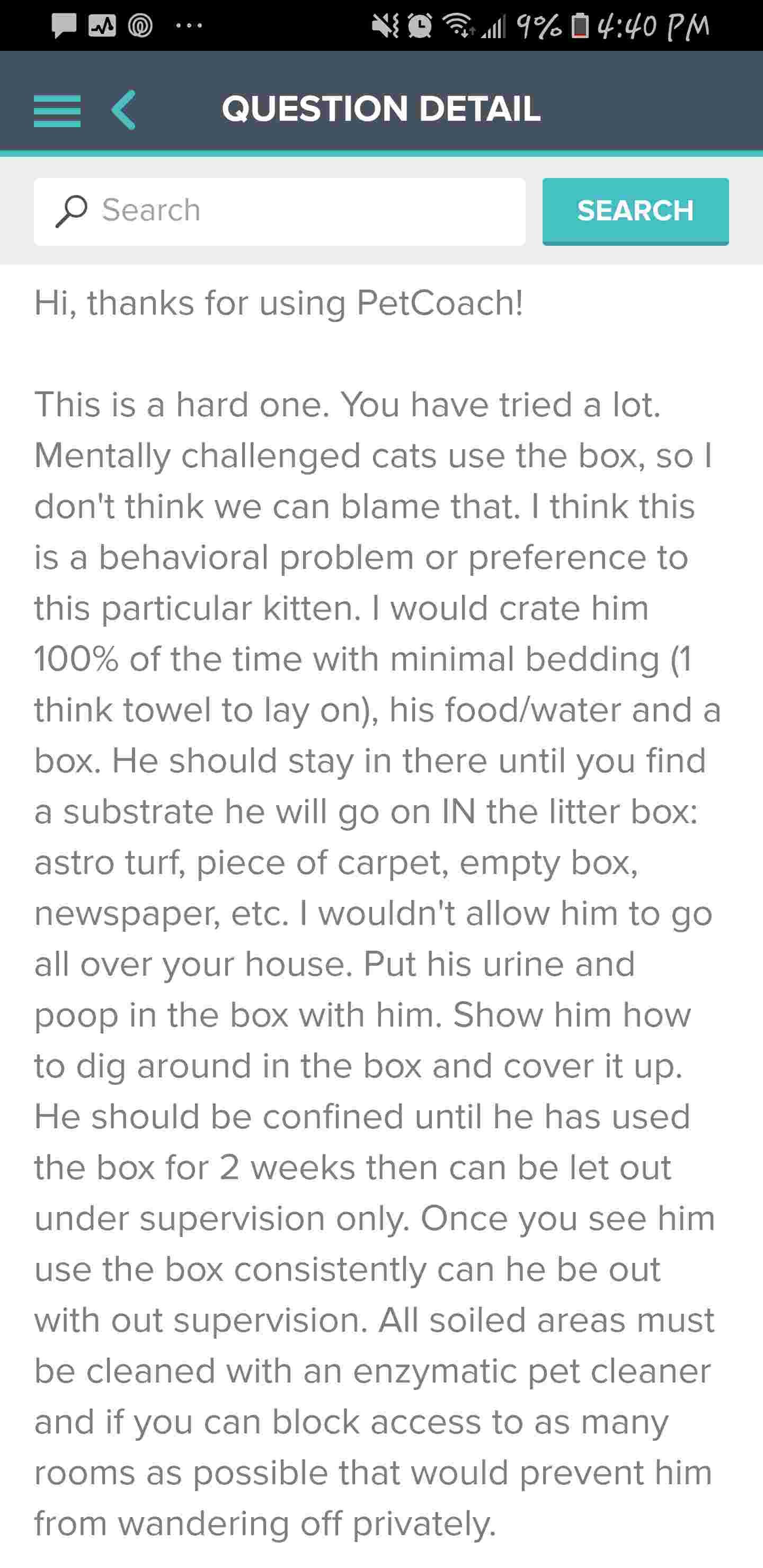 Question details sensitive content