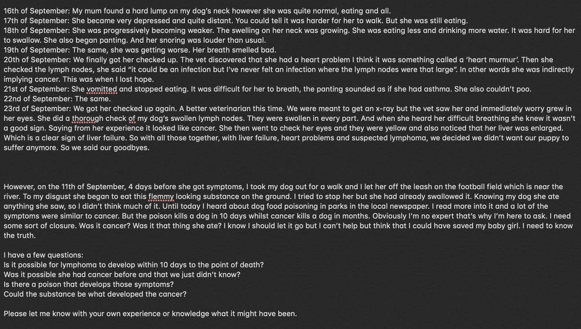 Question details sensitive content