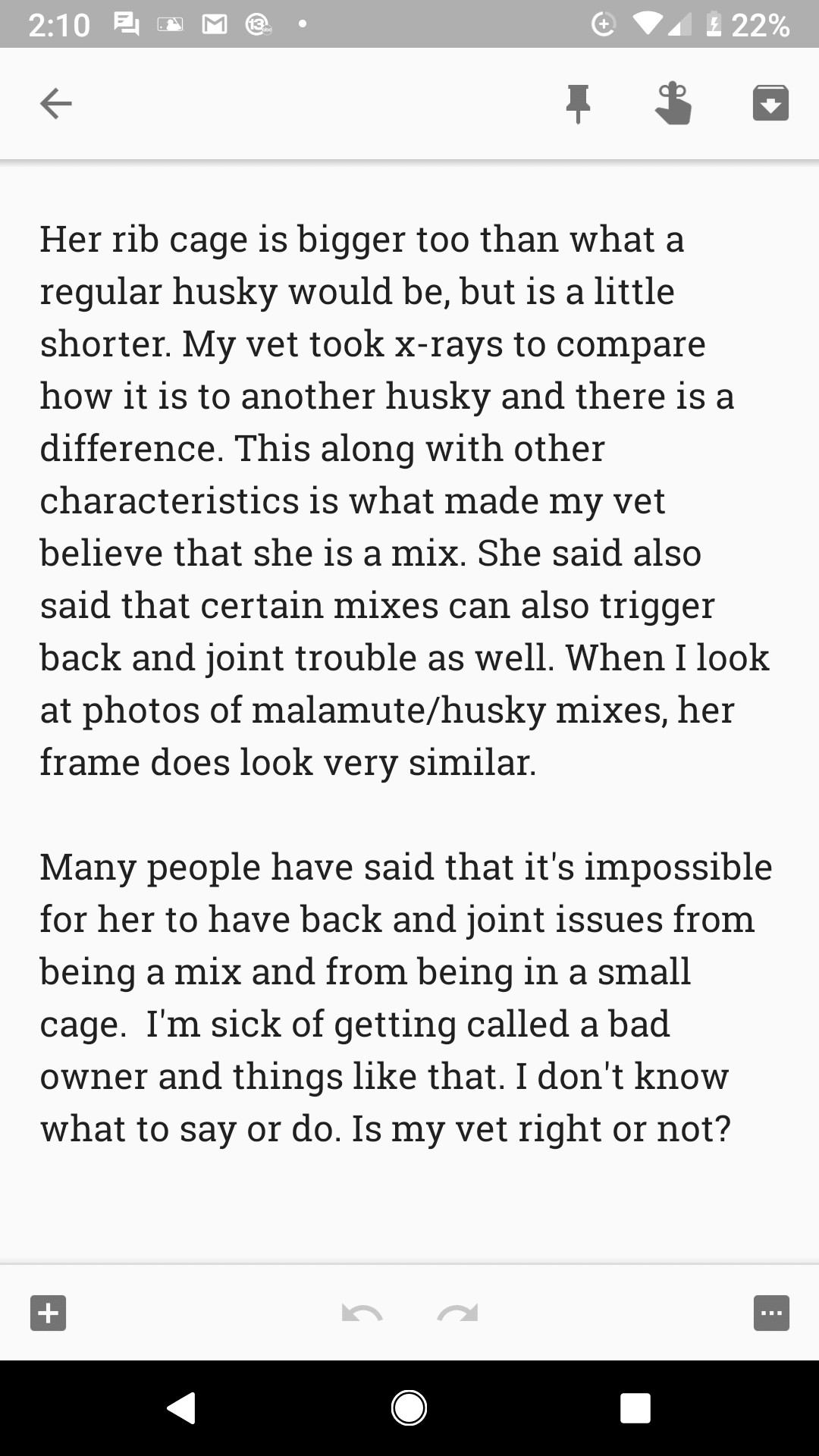 Question details sensitive content