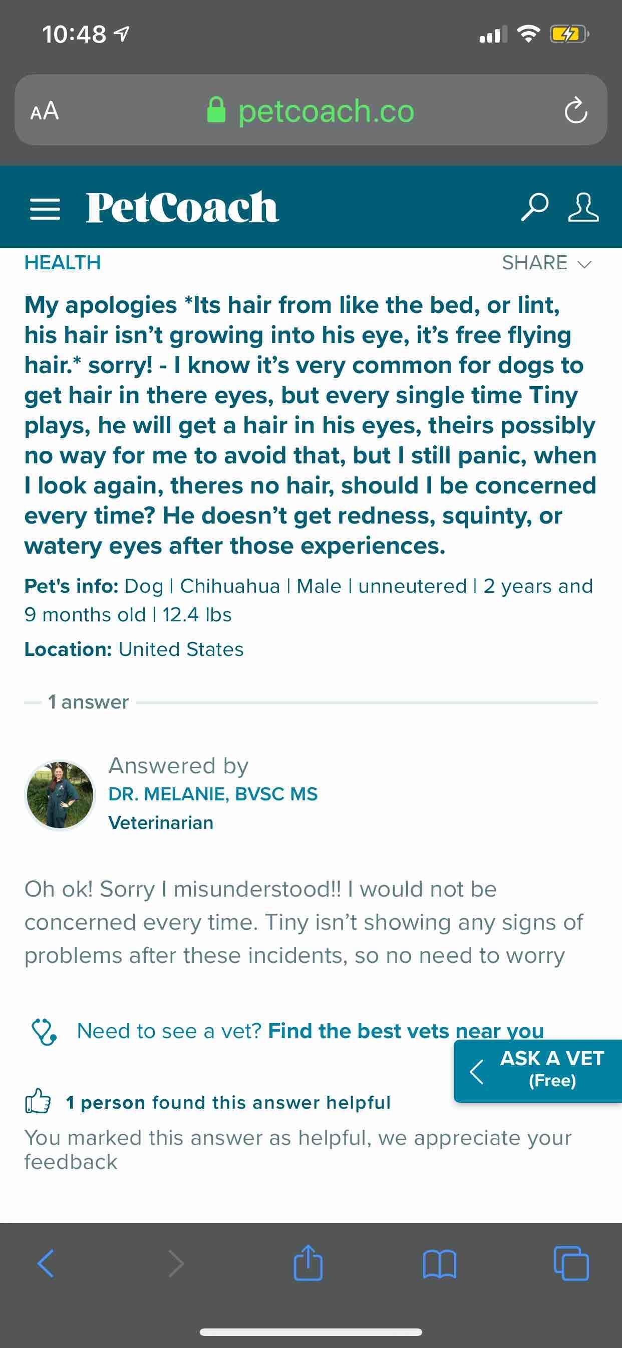 Question details sensitive content