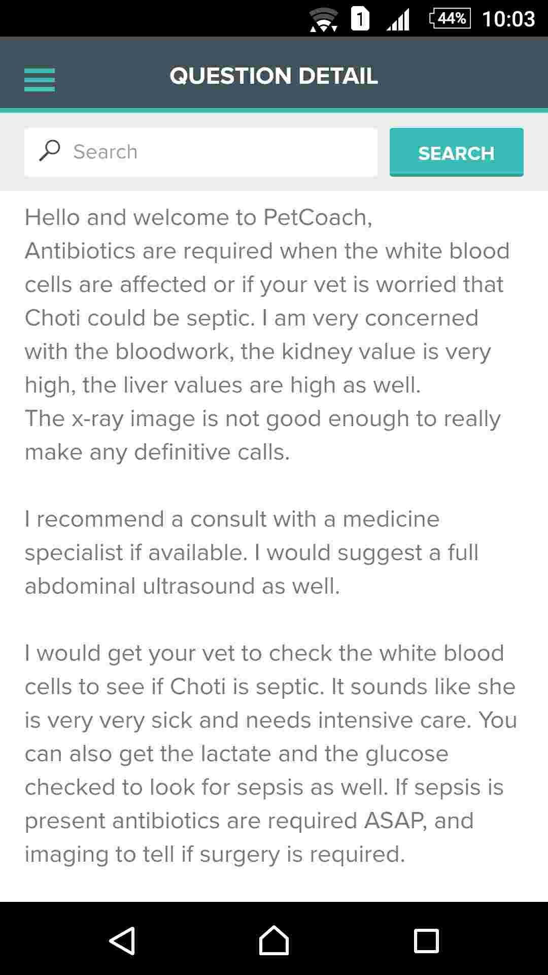 Question details sensitive content