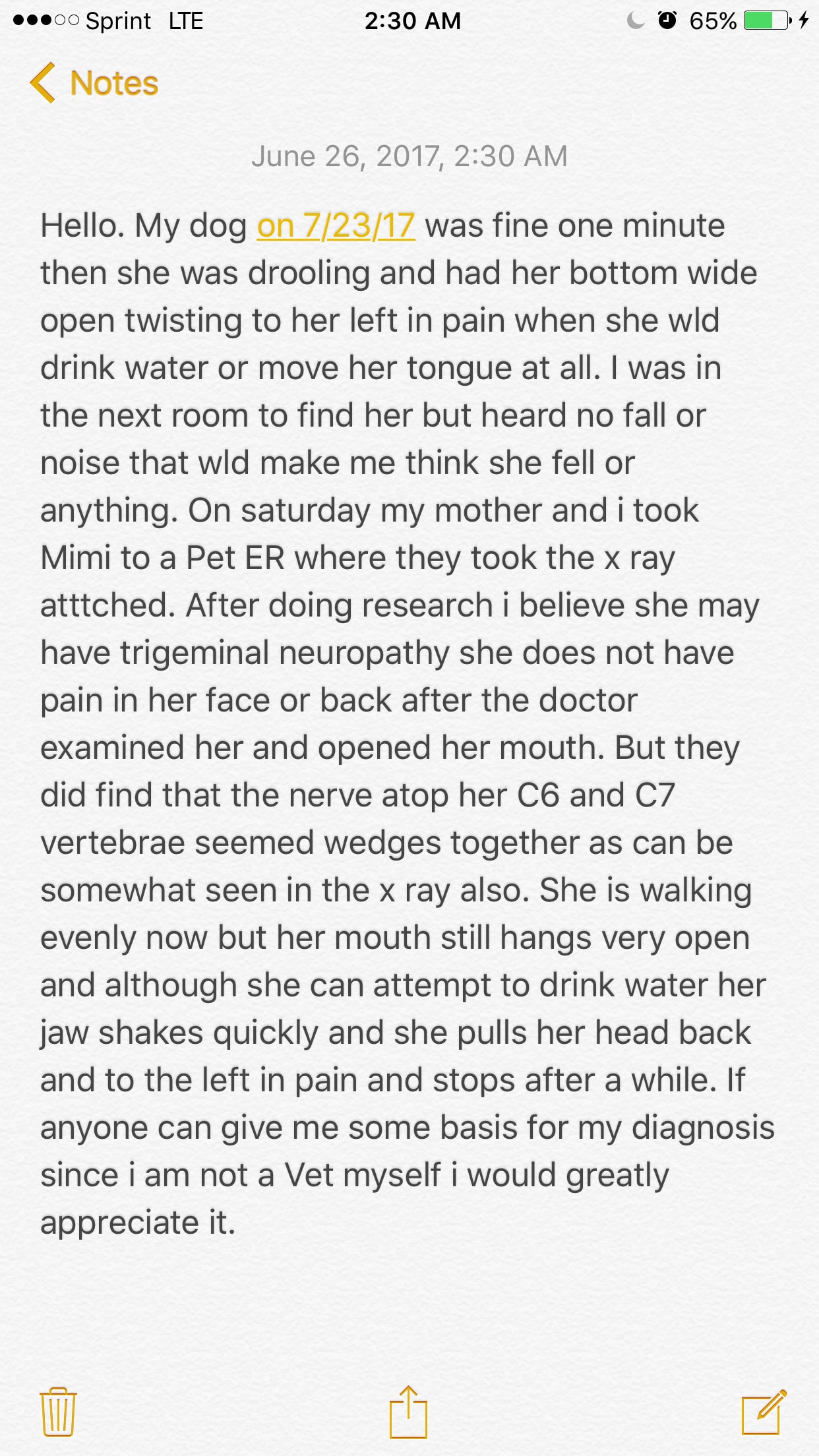 Question details sensitive content